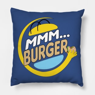 Mmm Burger Pillow