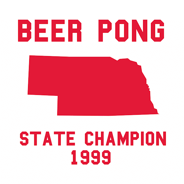 Vintage Nebraska Beer Pong State Champion by fearcity