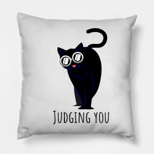 Cat judging you Pillow