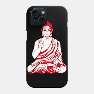 Buddha (red) Phone Case