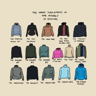 The Many Turtlenecks of Love Actually T-Shirt