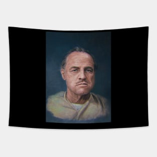 portrait marlon brando Tapestry