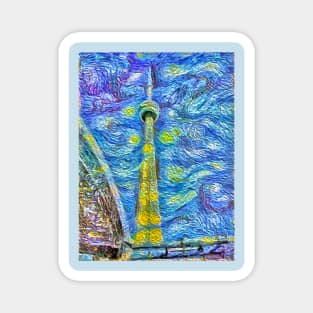 Van Gogh Tower Magnet