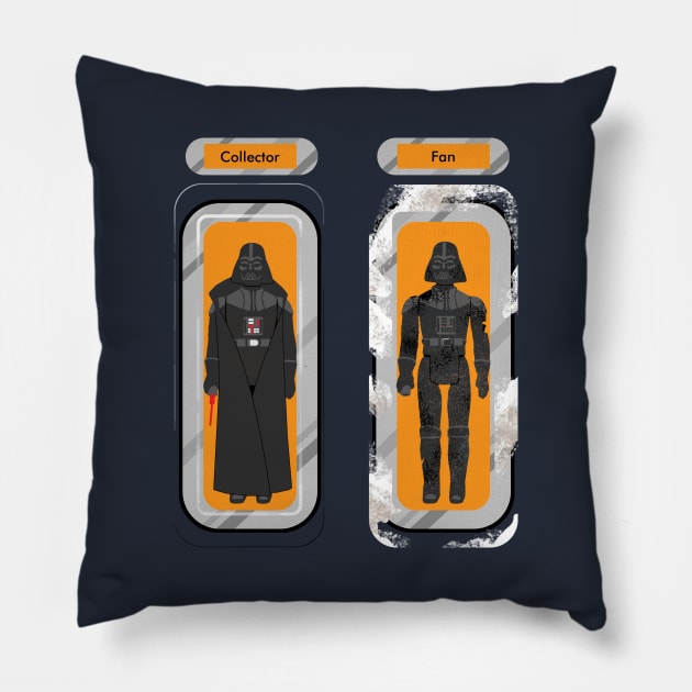 Collector vs. Fan Pillow by GloopTrekker