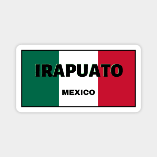 Irapuato City in Mexican Flag Colors Magnet