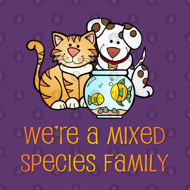 We're a mixed species family by SnarkCentral