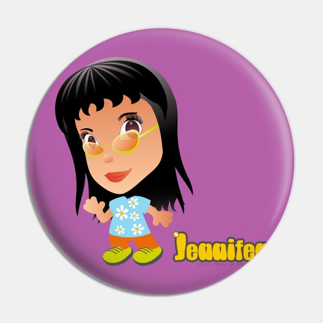 "Jennifer" - Little People of Technopolis Pin by George Barakoukakis