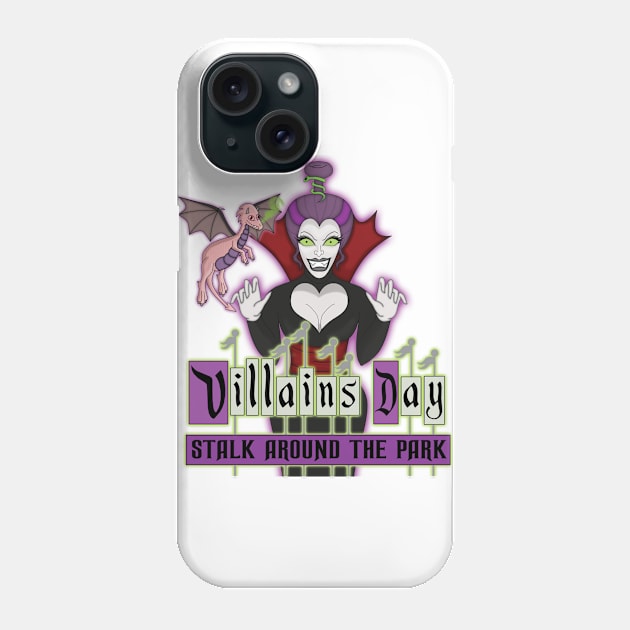 Villains Day Stalk Around The Park Phone Case by CircleOfVillains