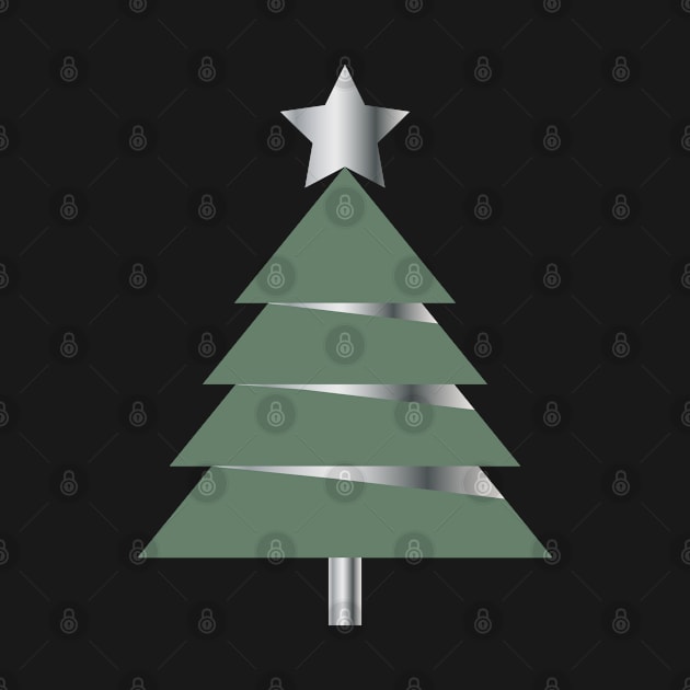 Pretty silver Xmas tree by Cute-Design