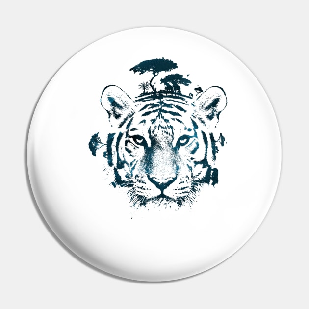 White Tiger Final Pin by astronaut