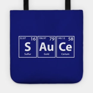 Sauce (S-Au-Ce) Periodic Elements Spelling Tote