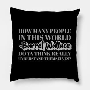 Final Fantasy 7 Barret Wallace Quote Pillow