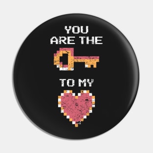 The Key to My Heart Pin