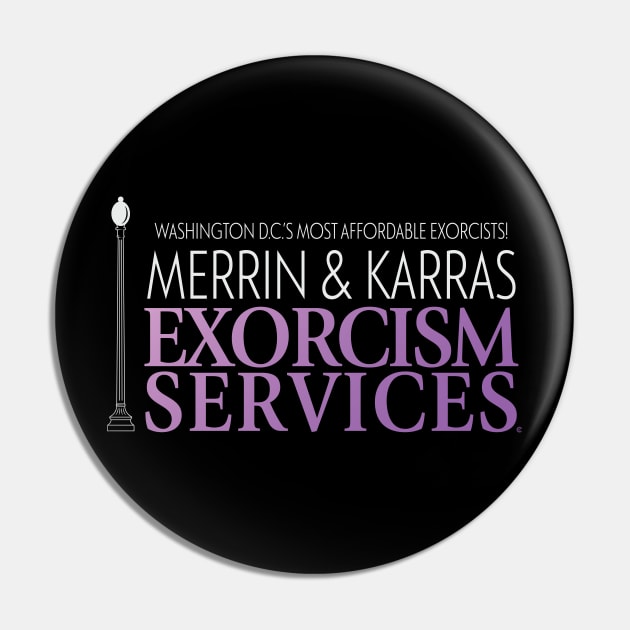 Merrin & Karras Exorcism Services Pin by CuriousCurios