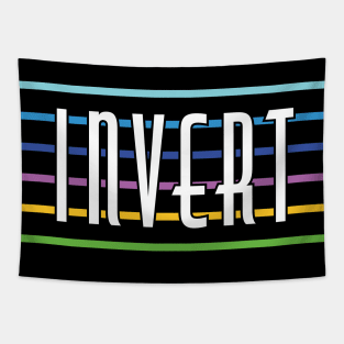 Inverted Rainbow Colors for Gay Invert Tapestry