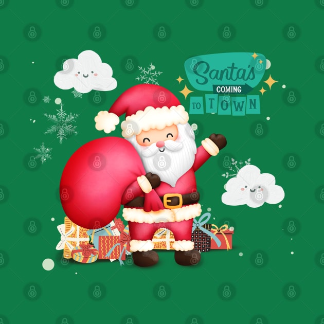 Jolly Santa by Cerverie