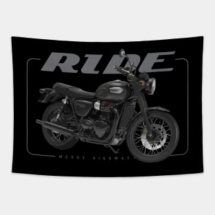 Triumph Bonneville T100 Black 17 black, sar2 Tapestry