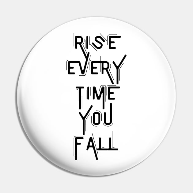 Rise Every Time You Fall Pin by GMAT