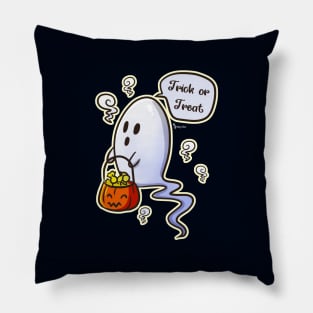 Ghost Trick or Treat - Halloween Pillow