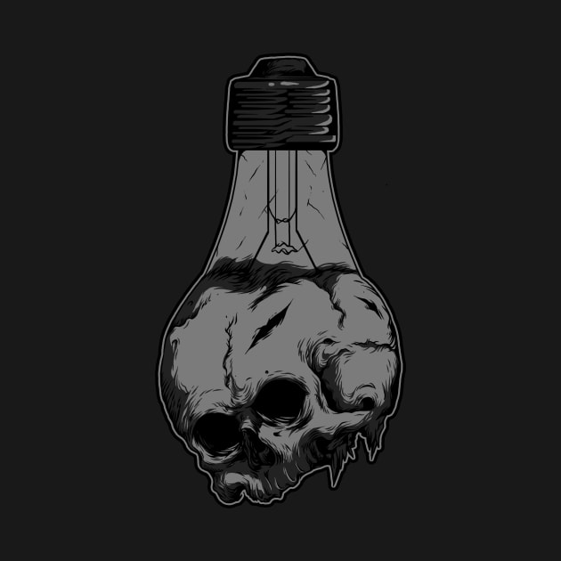 Bohlamp Skull by phsycartwork