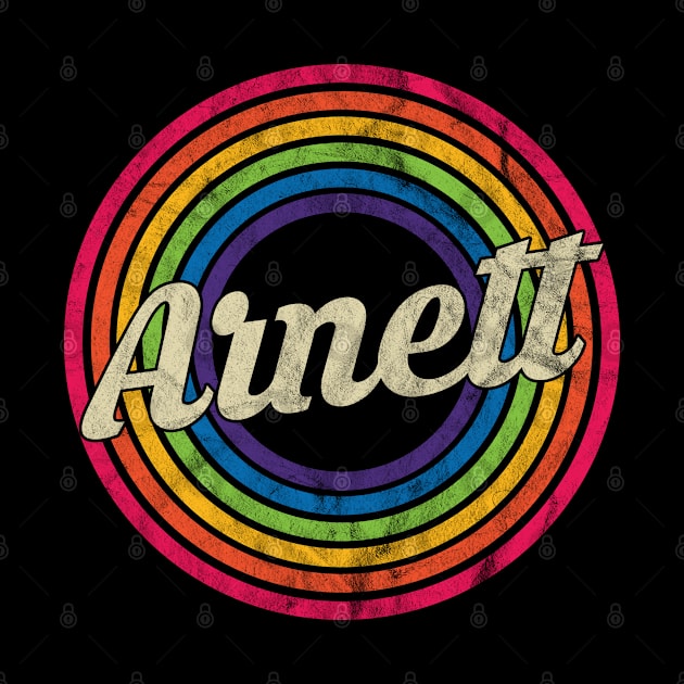 Arnett - Retro Rainbow Faded-Style by MaydenArt