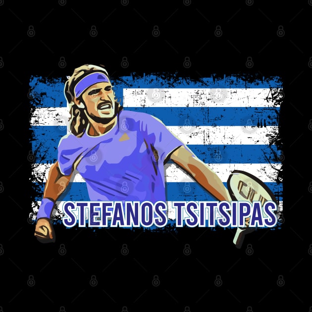 Stefanos Tsitsipas Tennis Player of Greece by vlada123