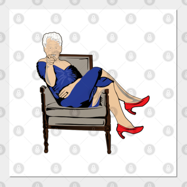 Bill Clinton In Blue Dress Bill Clinton In A Blue Dress Posters And Art Prints Teepublic