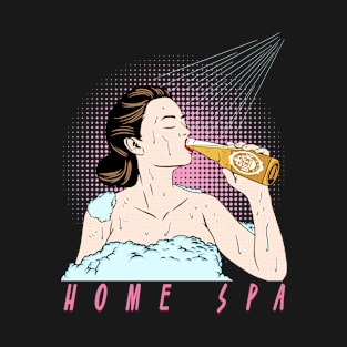 Shower, Beer, Woman, Fun, Alcohol, Spa, Drinking T-Shirt