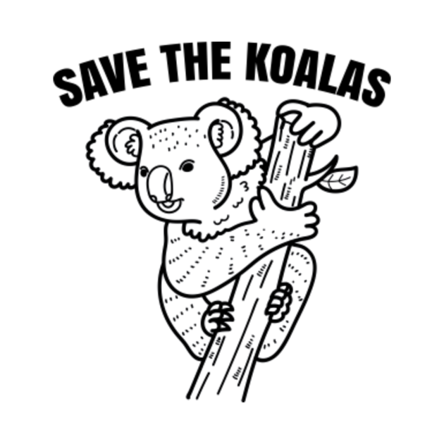 save the koala t shirt