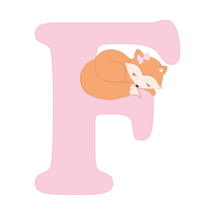 F - pink - fox T-Shirt