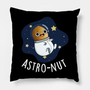 Astro-nut Cute Nut Astonaut Pun Pillow