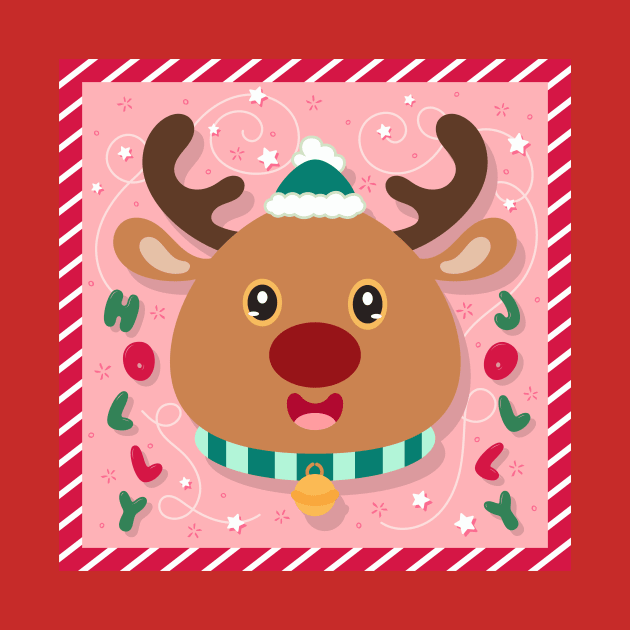 Tweely Deer  Reindeer. logo design by Al-loony