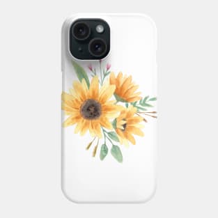 Sunflowers Bouquet Phone Case