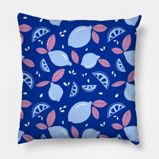 Cute Lemon Pattern - Retro Pillow