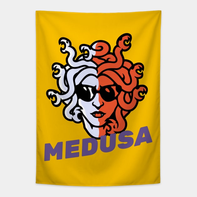 Medusa Tapestry by JETBLACK369