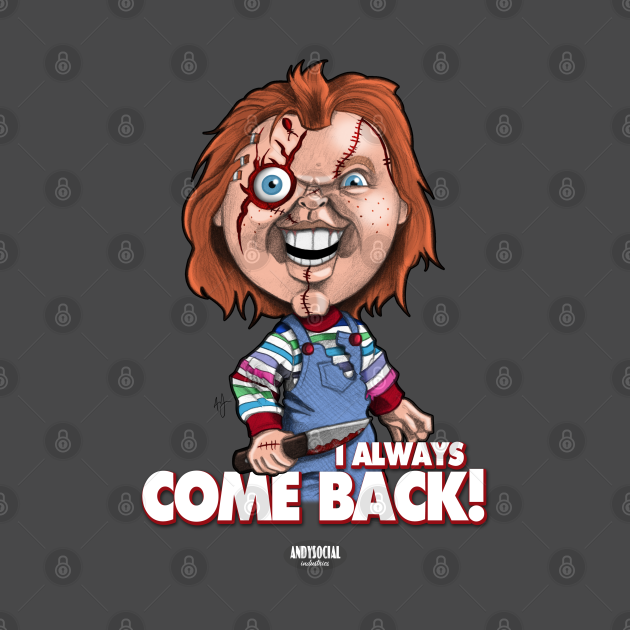 Disover Chucky (Scarred) - Chucky - T-Shirt