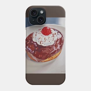 Black Forest Donut painting Phone Case