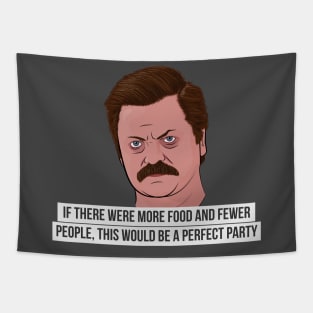 Ron Swanson - Perfect Party Tapestry