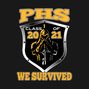 Parkville High School Knights Class of 2021 We Survived Design T-Shirt