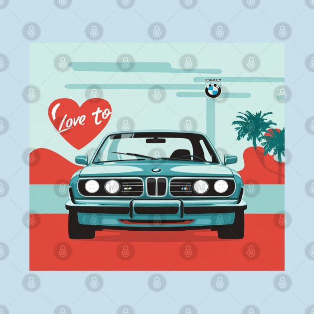 Love to BMW by Merch by Adamczyk