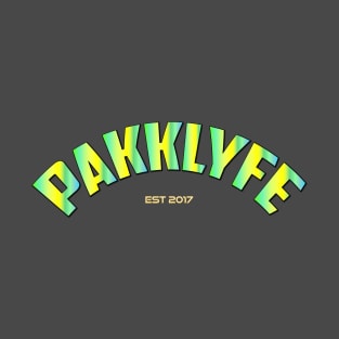 Pakklyfe Typeface Logo T-Shirt