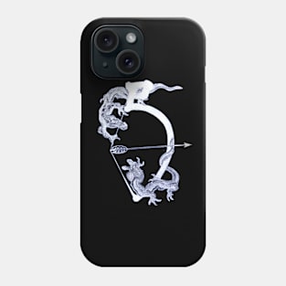 Mythical Bow and Arrow Dragons Phone Case