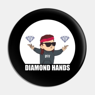 Reddit Wallstreetbets WSB Diamond Hands Day Trader Stock Market Options Pin