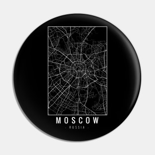 Moscow Russia Minimalist Map Pin