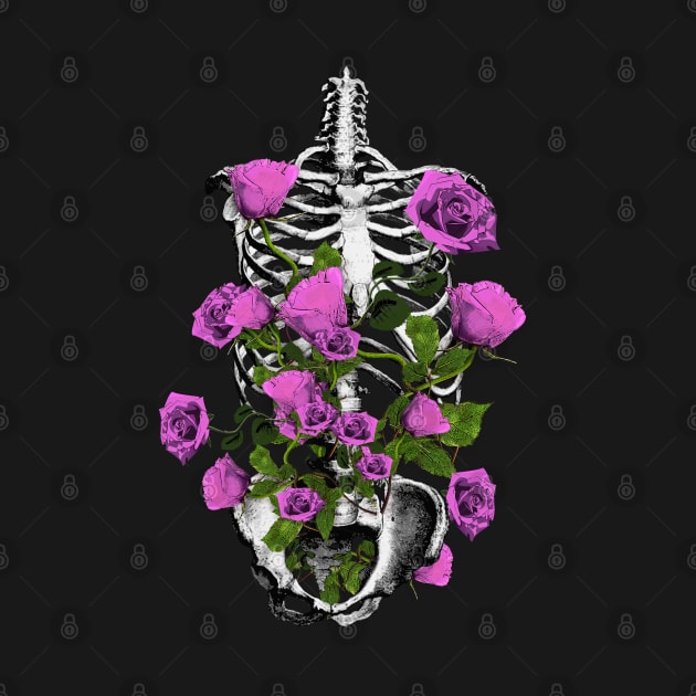 Rib Cage Floral 16 by Collagedream