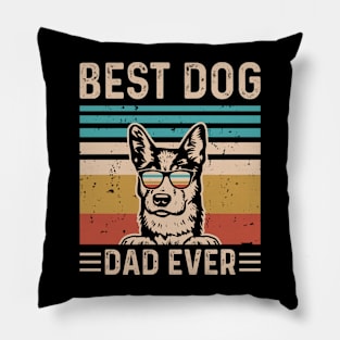 Best Dog Dad Ever T shirt For Women Pillow