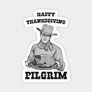 Happy Thanksgiving Pilgrim Magnet