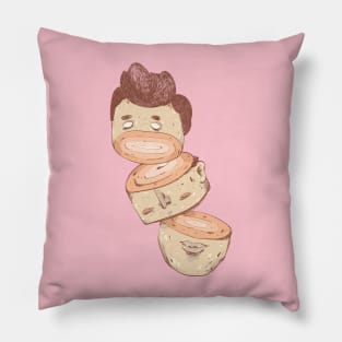 scattered humanity Pillow