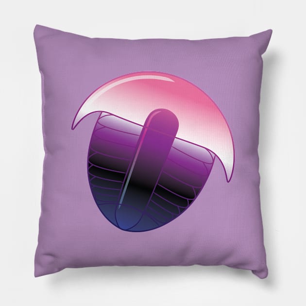 Genderfluid Pride Trilobite Pillow by Gottalottarocks