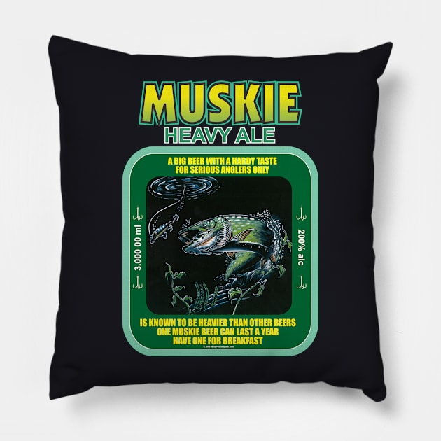 Muskie Heavy Ale Pillow by Get It Wet